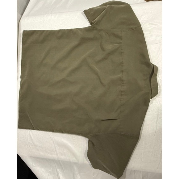 Bamboo Cay Mens Palm Tree‎ Shirt Size X-Large Green Short Sleeve Button Up - Picture 10 of 12